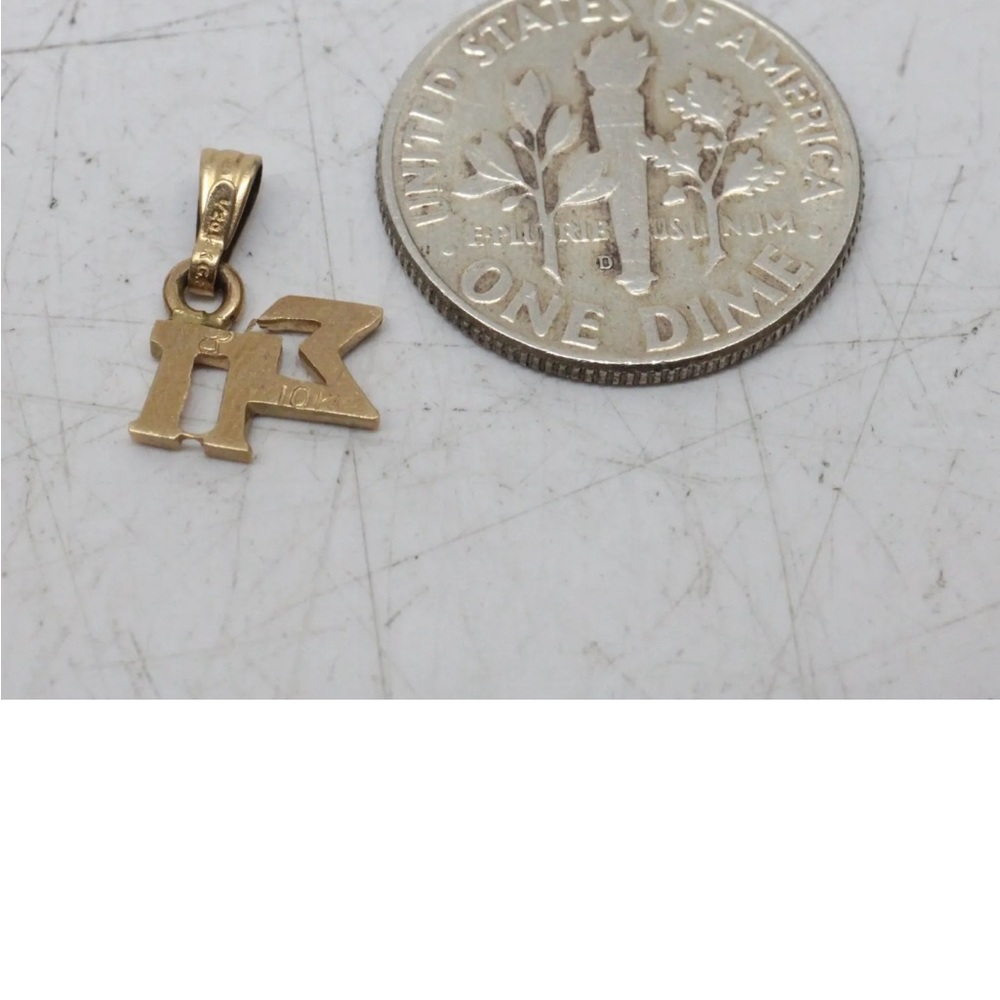 10K Yellow Gold College Fraternity Pendant
